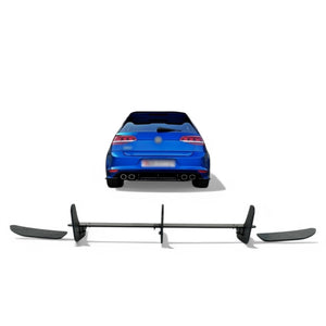 Extensão do Difusor Traseiro para VW Golf 7 VII R (2013-2016)