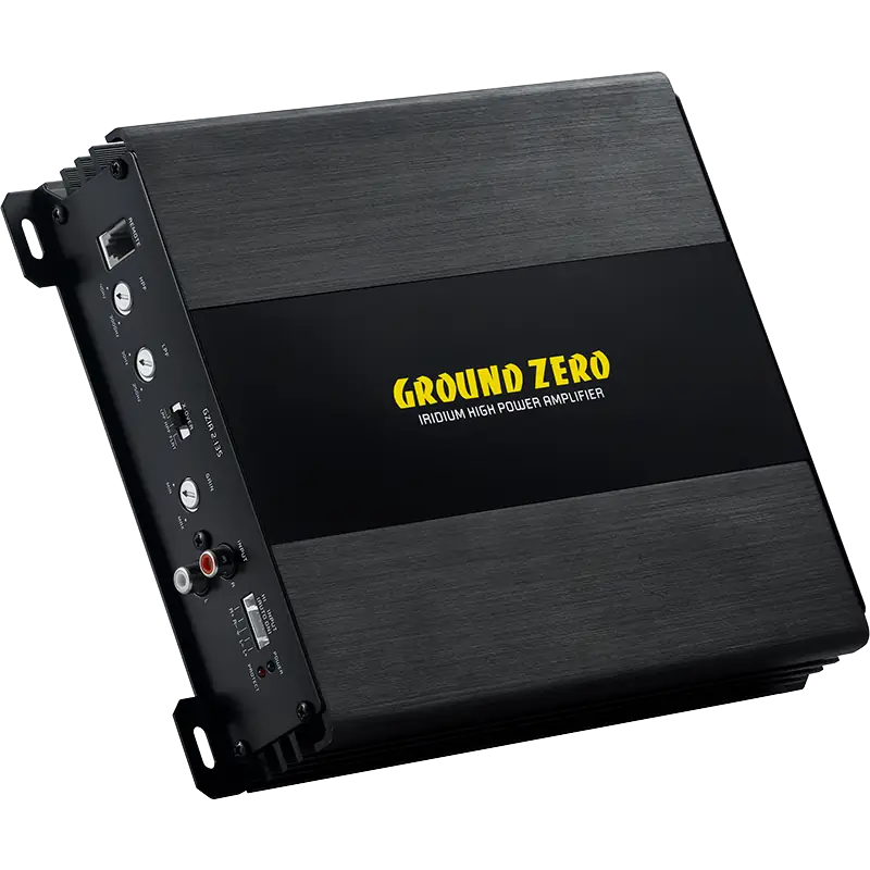 Amplificador GZIA 2.135 – Amplificador Classe A/B de Alta Qualidade (2 Canais) | 300W Max | Boost de Graves | Ground Zero