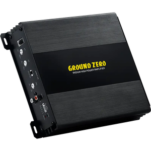 Amplificador GZIA 2.135 – Amplificador Classe A/B de Alta Qualidade (2 Canais) | 300W Max | Boost de Graves | Ground Zero