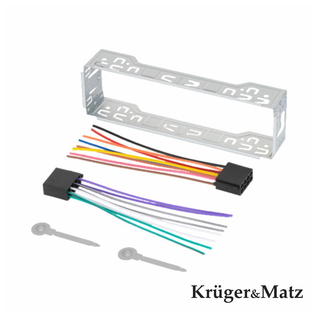 Auto-Rádio 1DIN Kruger&Matz KM2016 – 6.36" Touch, 4x60W, CarPlay & Android Auto