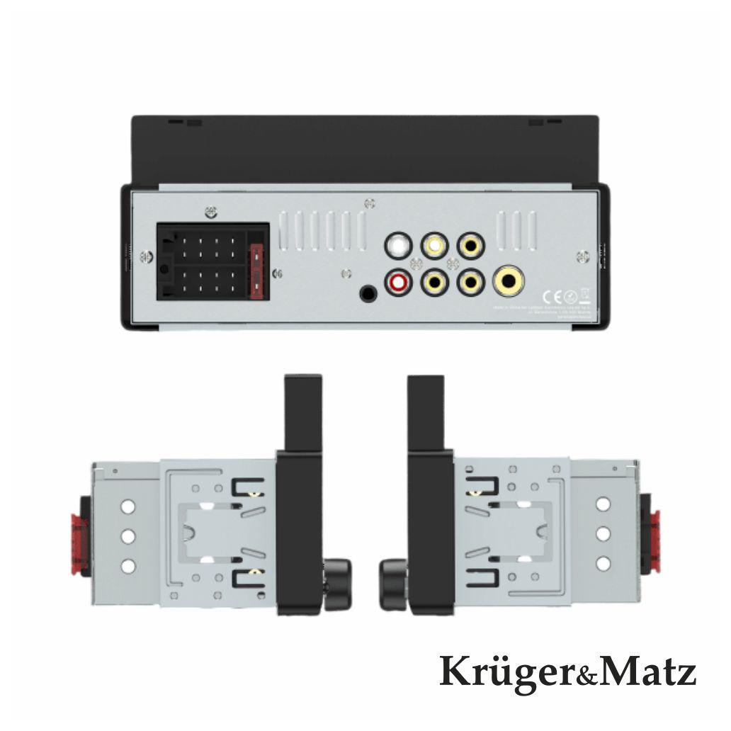 Auto-Rádio 1DIN Kruger&Matz KM2017 – 6.86" Touch, 4x60W, CarPlay & Android Auto