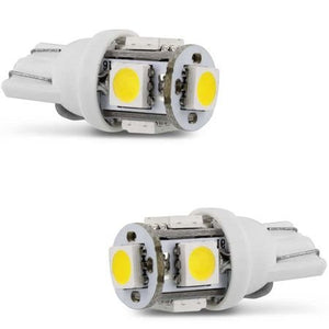 Jogo de 2x Lâmpadas LED T10 5050 (Branco 6000K)