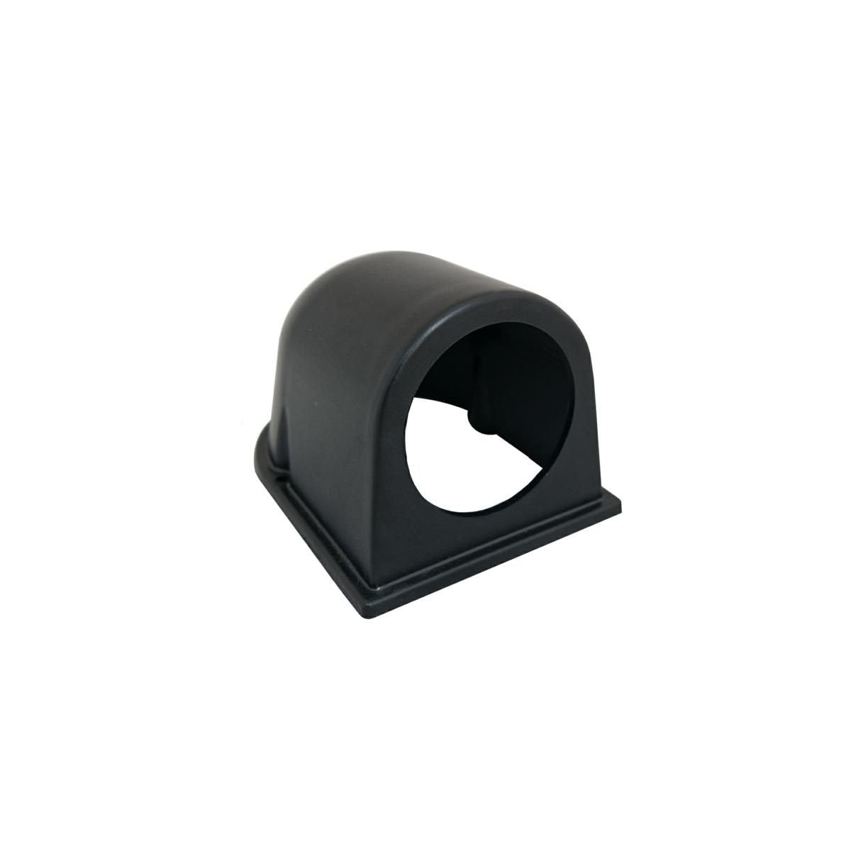 Suporte Manómetro 52mm - Fixo em Plástico Preto
