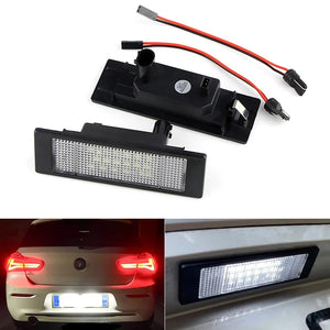 Lâmpadas de LED de matrícula 2 peças 1 série E81 E87 E87N E85 E86 / série 6 E63 E63N E64 (M6) E64N