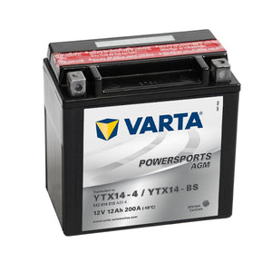 Bateria VARTA POWERSPORT AGM 12V 12AH 200AF 152X88X147 YTX14-4 / YTX14-BS