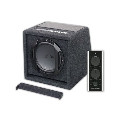 Subwoofer Ativo Alpine SWE-815 8" | 300W Máx / 100W RMS | Bass Reflex | Controlo Remoto