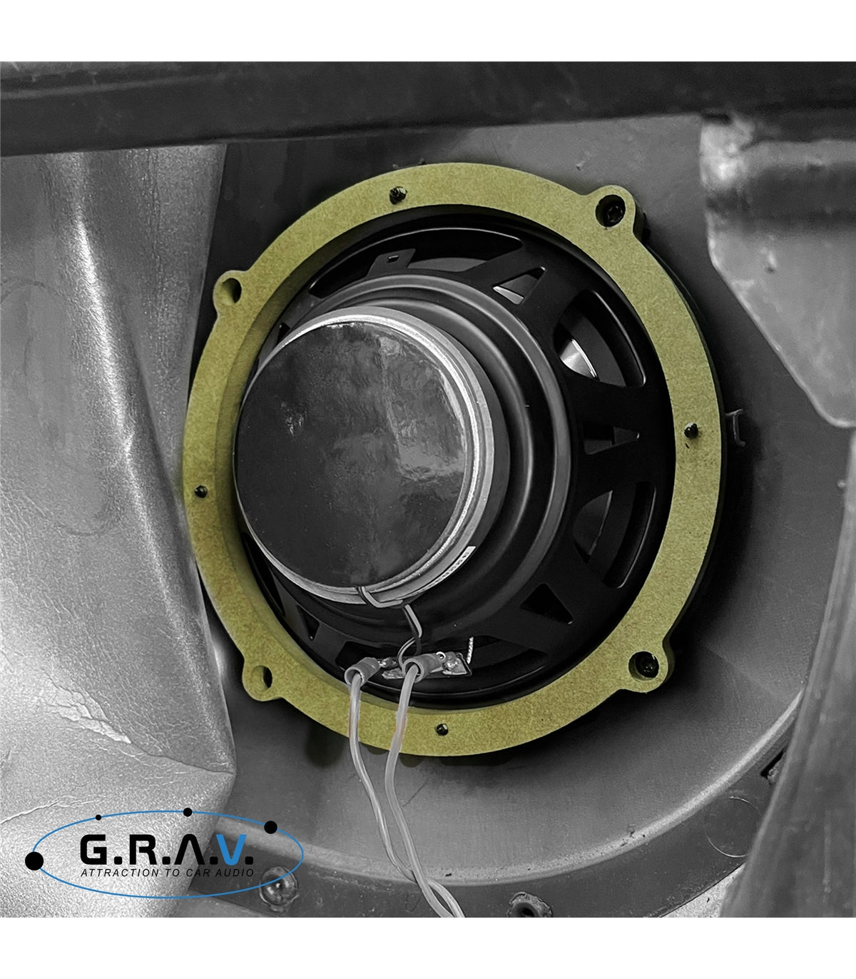 Aro Adaptador de Coluna 165mm MDF – Smart Fortwo [2007–2010]