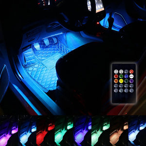Kit de Luz Ambiente LED RGB para Carro