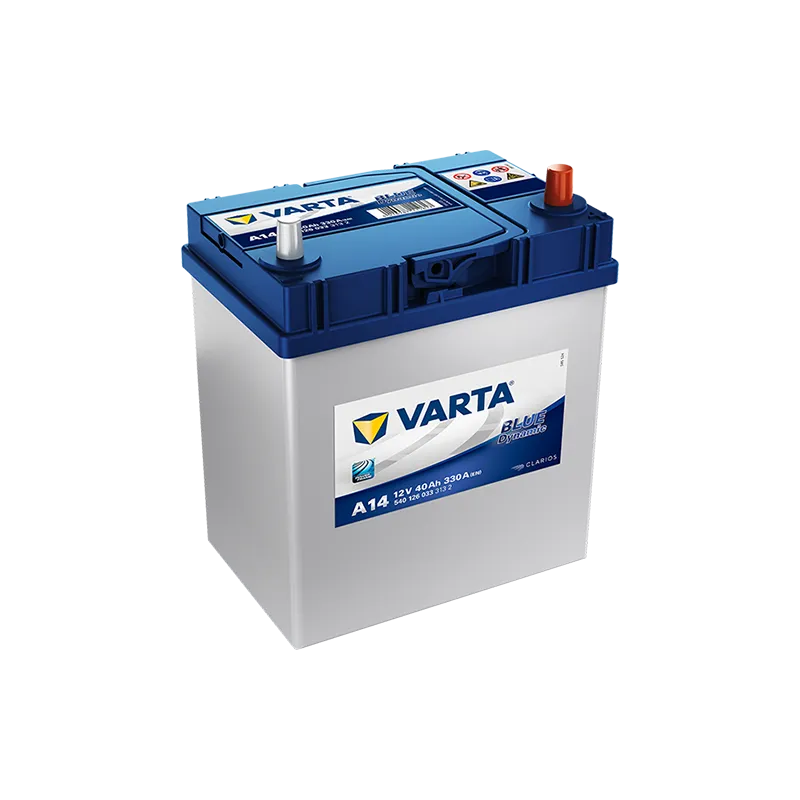 Bateria VARTA BLUE DYNAMIC 12V 40AH 330AF 187X127X227 10 +D A14