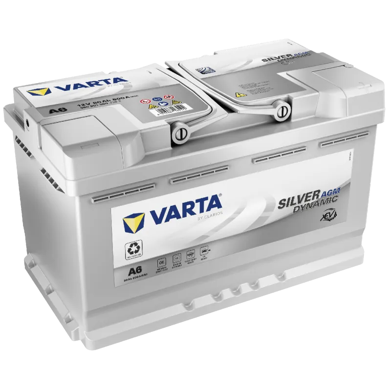 Bateria VARTA SILVER DYNAMIC AGM 12V 80AH 315X175X190 23 A6 (F21)