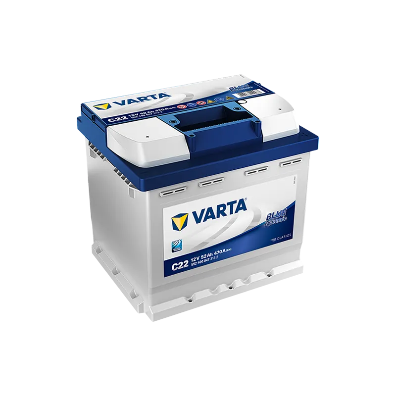 Bateria VARTA BLUE DYNAMIC 12V 52AH 470AF 207X175X190 13 +D C22