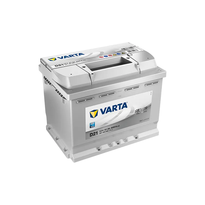 Bateria VARTA SILVER DYNAMIC 12V 61AH 600AF 242X175X175 15 +D D21