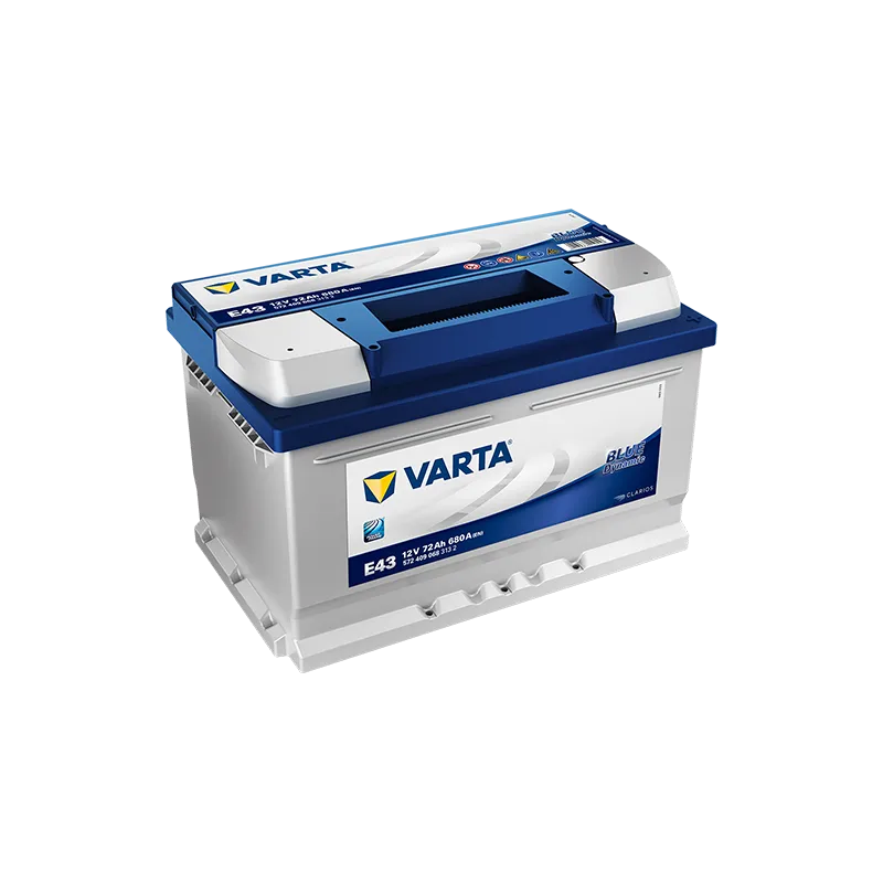Bateria VARTA BLUE DYNAMIC 12V 72AH 680AF 278X175X175 17 +D E43