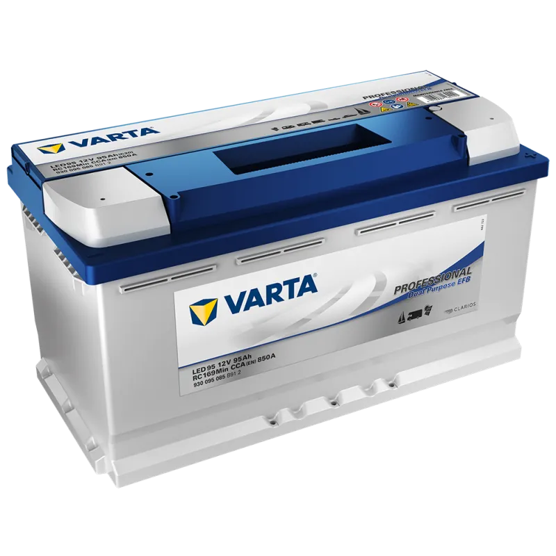 Bateria VARTA PROFESSIONAL DUAL 12V 95AH 850AF 353X175X190 +D (SUBS LFD90)