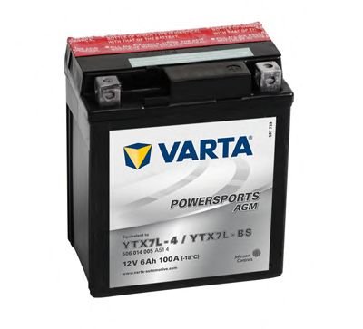 Bateria VARTA POWERSPORT AGM 12V 6 AH YTX7L-4 / (YTX7L-BS)
