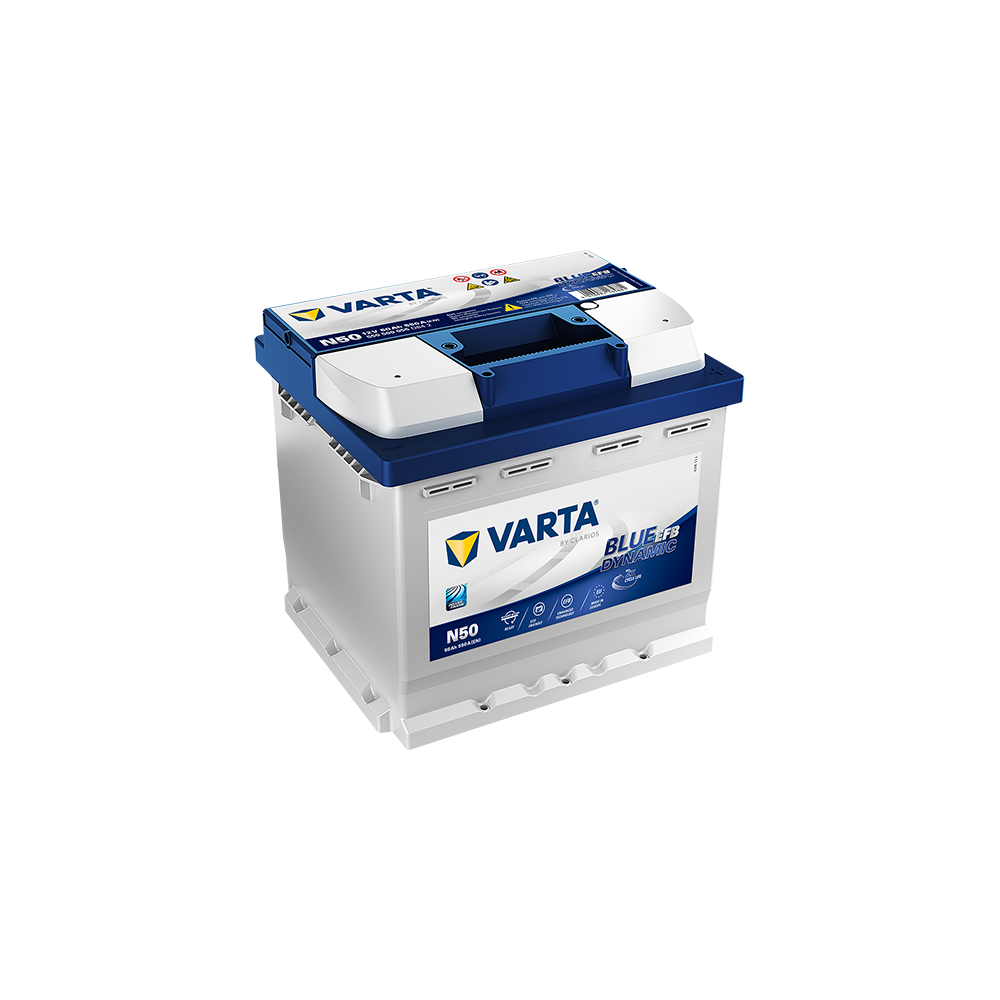 Bateria VARTA BLUE DYNAMIC EFB 12V 50AH 550AF 207X175X190 +D N50