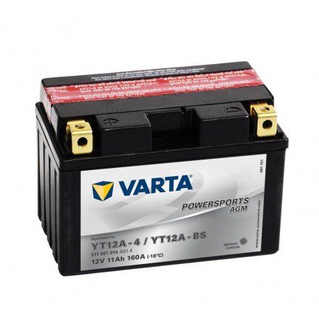 Bateria VARTA BATERIA VARTA MOTO 12 V 11AH (YT12A-BS)
