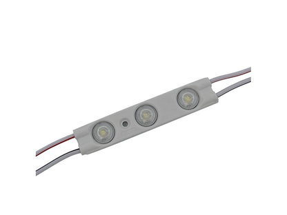 Módulo LED 1.3W 130Lm 6000K 3 LEDs SMD5630 Injetado IP67 Óptica 50.000H
