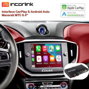 CarPlay Android Auto Mirrorlink Camara Maserati Ghibli Quattroporte MTC 8.4"