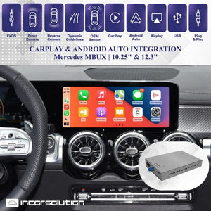 CarPlay Android Auto Camara Mercedes NTG6 MBUX A B C CLA EQA EQB EQC E GLB GLC GLS V