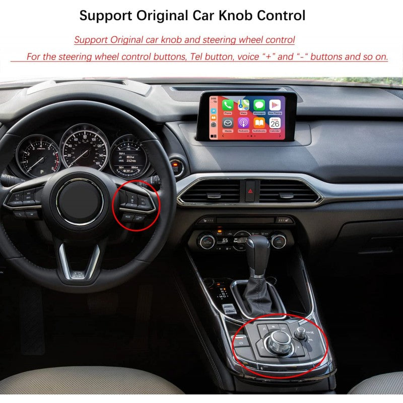 CarPlay & Android Auto Mazda MZD CX-3 CX-5 CX-9 MX-5 2 3 6