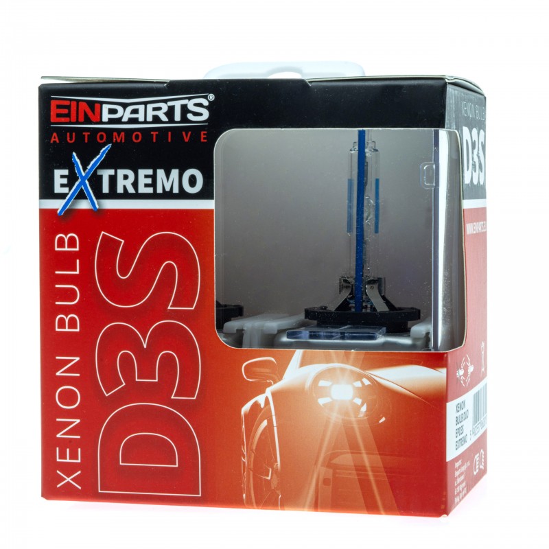 DUOPACK XENON EPD3S EXTREMO 35W 6000K – Pack 2 Lâmpadas D3S