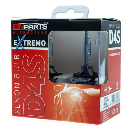 DUOPACK XENON EPD4S EXTREMO 35W 6000K – Pack 2 Lâmpadas D4S