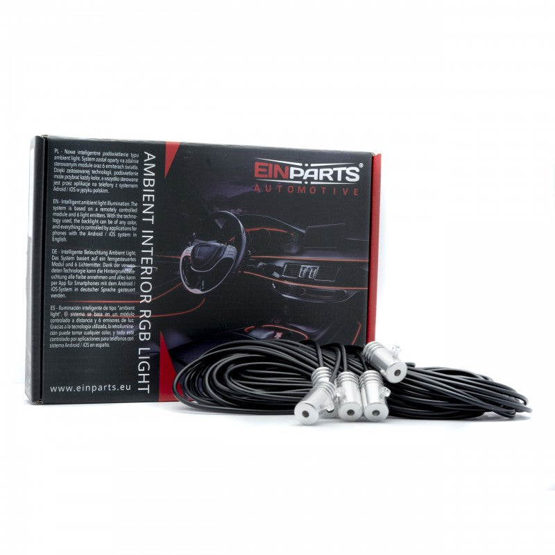 RGB Ambient LED Light – Fibra Óptica Decorativa 6m