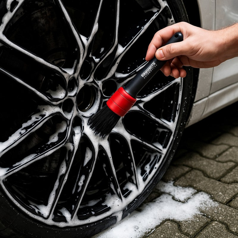 Kit de Pincéis de Detalhe Automóvel (5 Unidades | Tamanhos 10–18)