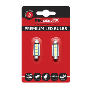 Lâmpadas LED W21W 24 SMD 3030 CANBUS 6000K Branco – 2 Peças