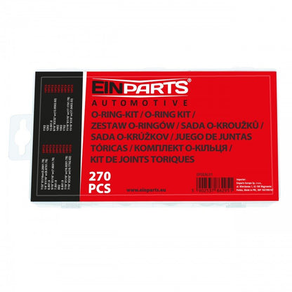 Kit de O-Rings vedantes verdes 270 pcs