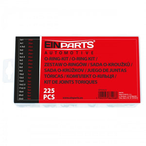Kit de O-Rings vedantes pretos 225 pcs