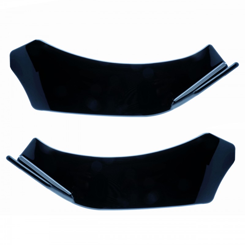 Splitter Dianteiro Universal em ABS Preto Brilhante V3