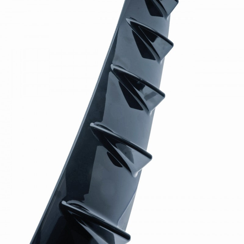 Difusor Traseiro Universal em ABS Preto - Tipo Shark Fin