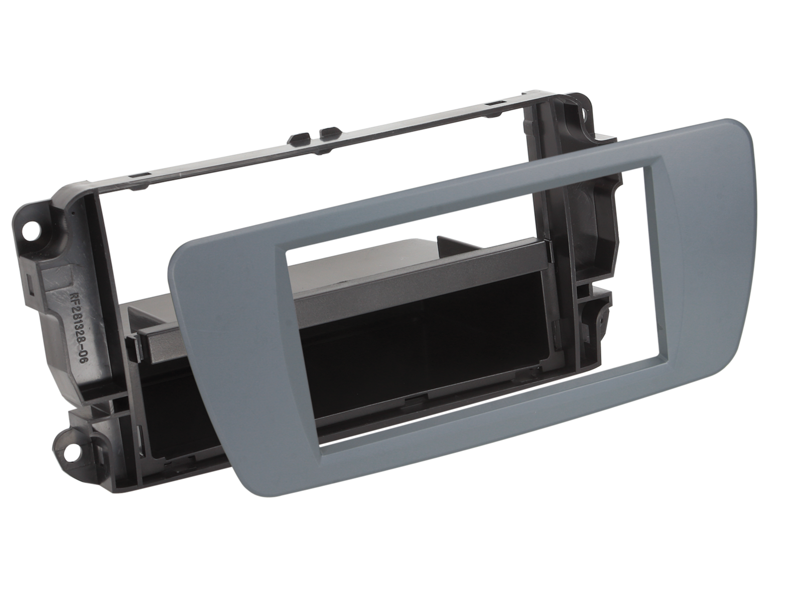 Frente Radio 1Din 2Din Seat Ibiza 6J Cinza