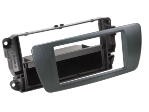 Frente Radio 1Din 2Din Seat Ibiza 6J Cinza meio brilho