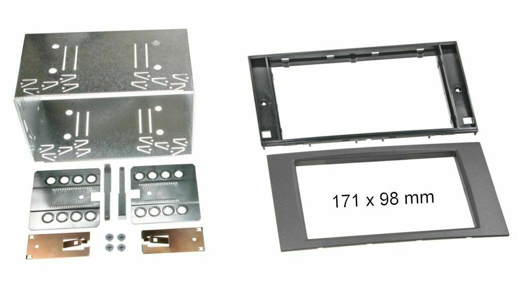 Frente Radio 2DIN Ford Fiesta Focus C-Max Fusion Galaxy Kuga S-Max Transit