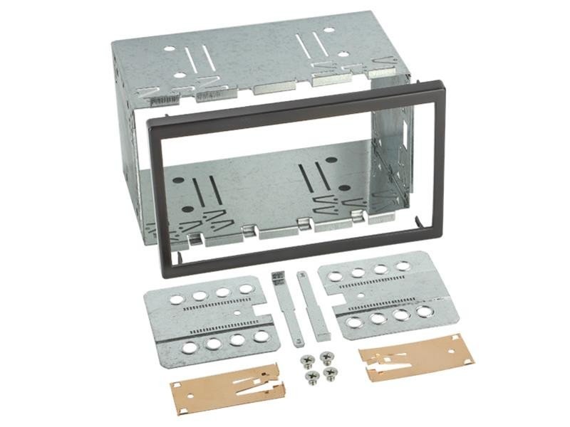 Gaveta Metálica Universal para Rádio 2DIN – 113 x 183 mm