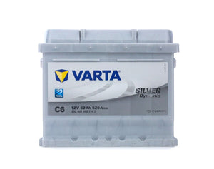 VARTA C6 Bateria de arranque 12V 52Ah 520A B13 Bateria chumbo-ácido