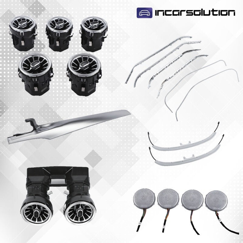 Iluminação Ambiente para Mercedes Classe C-Coupe C205 64 Cores | Controlo por App | Bluetooth | LED RGBW