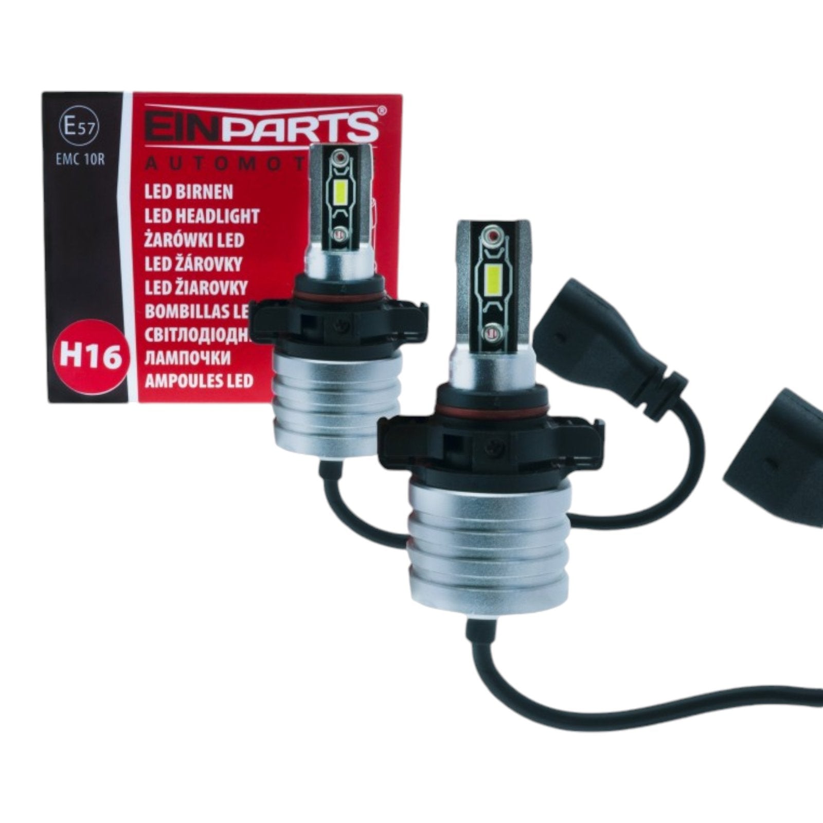 Lâmpadas LED H16 6500K com Homologação 10R