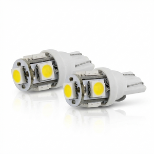Jogo de 2x Lâmpadas LED T10 5050 (Branco 6000K)