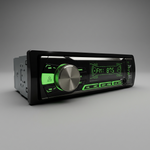 Auto Rádio 1 DIN com USB, SD, Bluetooth e Microfone Externo