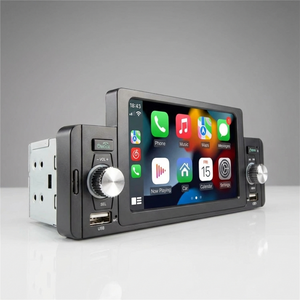 BKAP 160W – Autorádio 1 DIN com Ecrã 5" Bluetooth CarPlay/Android Auto Wireless