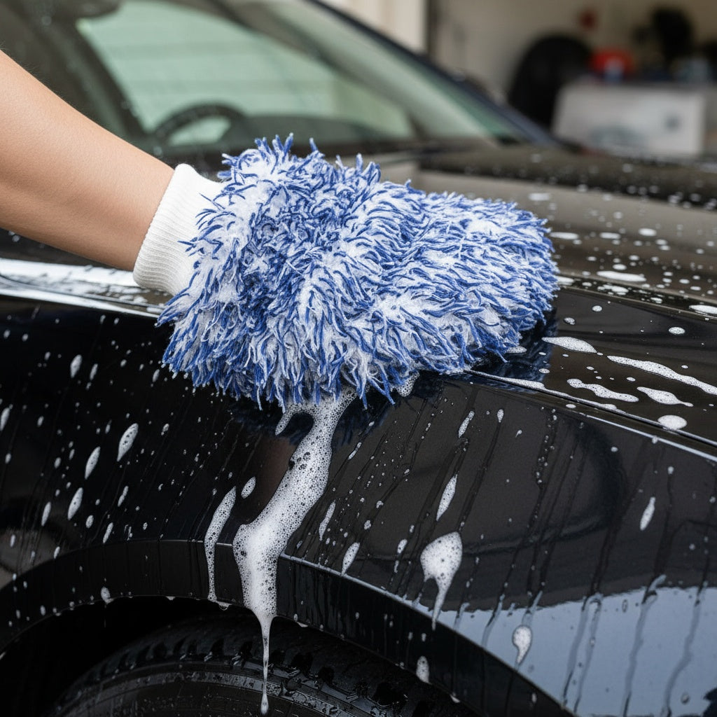 Luva de Lavagem Profissional Car Cleaning Mitt