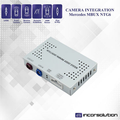 Interface Camara Frontal Traseira Mercedes Classe A B CLA NTG6 7" MBUX
