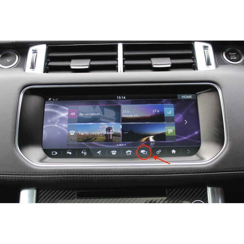 Interface Camara Range Rover Vogue Sport Touch Pro Dual View 10"