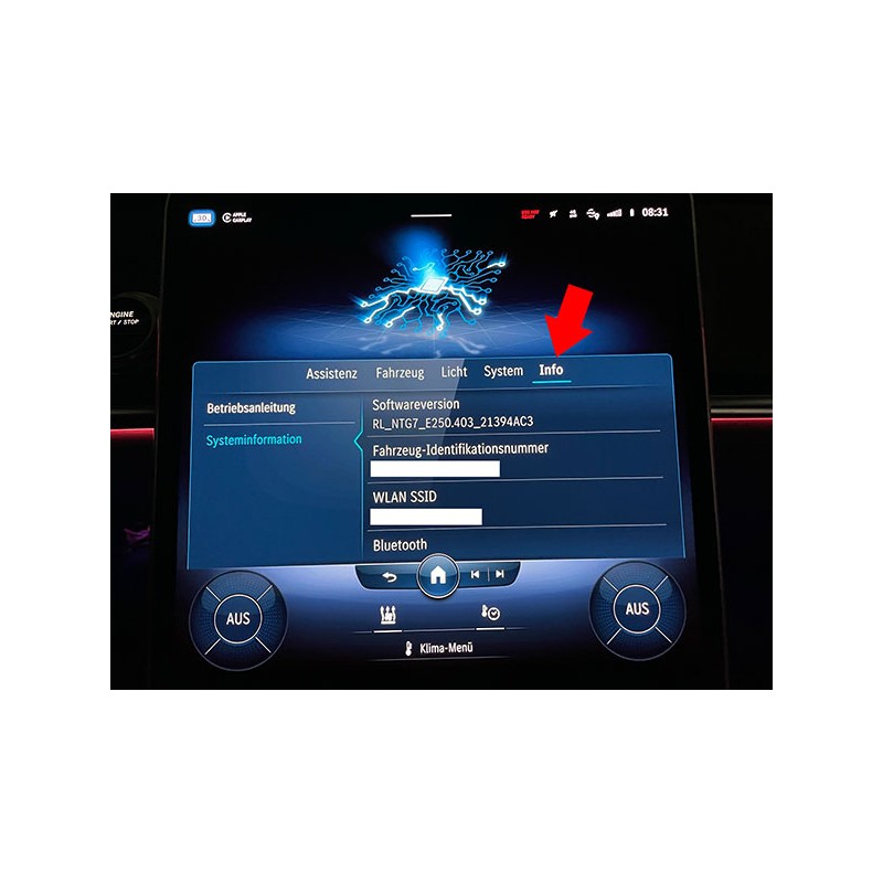 Interface HDMI Camara Frontal Traseira Mercedes NTG7 C CLE S SL GLC EQE EQS Sprinter