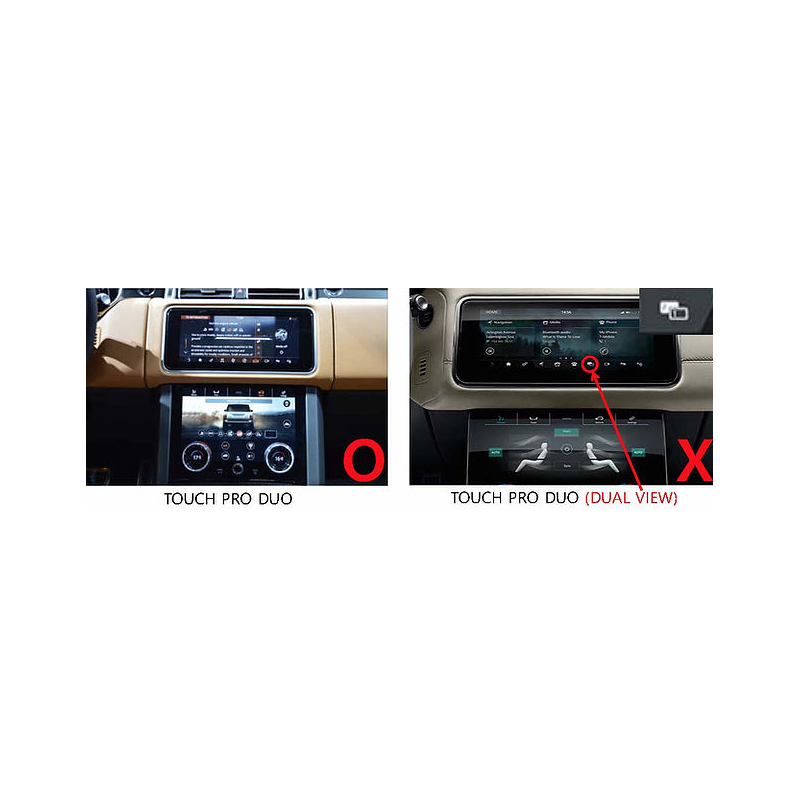 Interface Video Camara Range Rover & Land Rover Touch Pro Duo 10"
