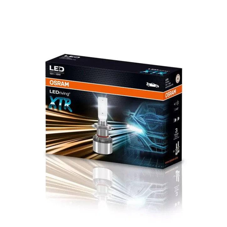 Kit 2 Lâmpadas LED H7 12V/18W OSRAM LEDriving® XTR